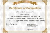 Certificates Of Completion (With Images) | Certificate Of within Free Certificate Of Completion Template Word