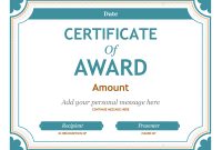 Certificates - Office in Award Certificate Templates Word 2007