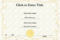 Certificates Powerpoint Templates intended for Award Certificate Template Powerpoint