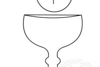 Chalice-Template (581×803) | Cartel De Primera Comunión intended for Free Printable First Communion Banner Templates