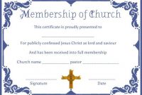 Christian Certificate Template (12 | Certificate Templates for Christian Certificate Template