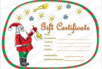 Christmas Gift Certificate Template Free Download (5 with regard to Christmas Gift Certificate Template Free Download