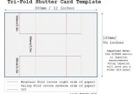 Christmas Tri-Fold Cards | Tri Fold Cards, Folded Cards throughout Three Fold Card Template