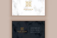 Classeic Elegant Business Card Template | Free Vector with Christian Business Cards Templates Free