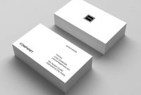 Classic Plain Business Card Template For Free Download On inside Plain Business Card Template