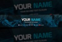 Clean Youtube Banner Template – Youtube Banner Templates within Yt Banner Template