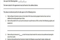 Cleaning Services Contract Template with Cleaning Business Contract Template