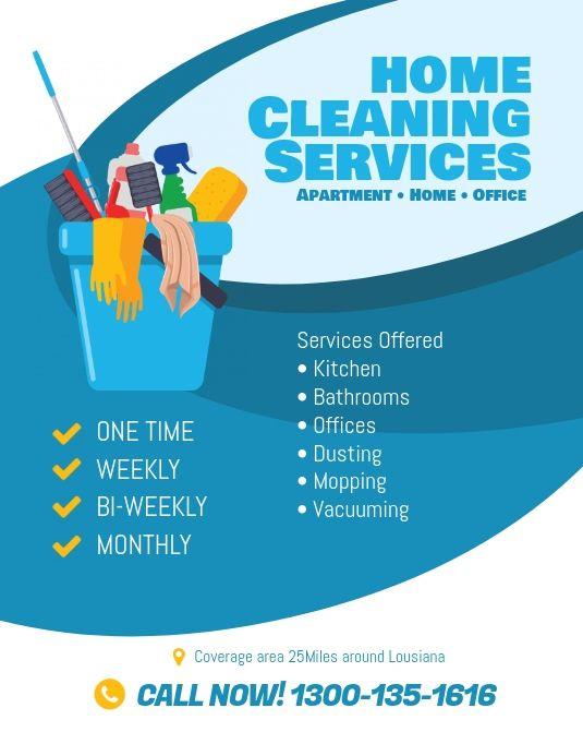 Cleaning Services Flyer Template | Cleaning Service with regard to Flyers For Cleaning Business Templates