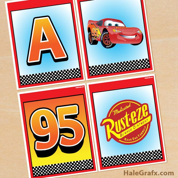 Click Here To Download A Free Printable Disney Cars Alphabet intended for Cars Birthday Banner Template