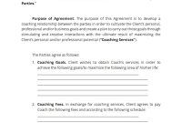 Coaching Contract (Free Download) - Docsketch with Business Coaching Contract Template