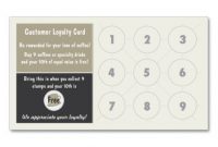 Coffee Loyalty Punch Card Business Card | Zazzle for Business Punch Card Template Free