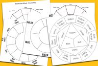 Color Wheel Chart – 5 Plus Printable Diagrams with regard to Blank Color Wheel Template