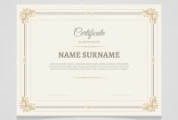 Commemorative Certificate Template (4 with Commemorative Certificate Template