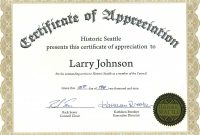 Commemorative Certificate Template Awesome Appreciation pertaining to Commemorative Certificate Template