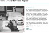 Commercial Bank Loan Application Proposal Template intended for Business Proposal For Bank Loan Template