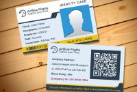 Company Employee Identity Card Design Templates Free Vector for Id Card Template Ai