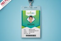 Company Identity Card Designs, Themes, Templates And throughout Id Card Design Template Psd Free Download