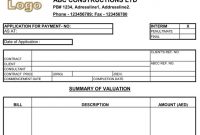 Construction Payment Certificate Template (7 intended for Construction Payment Certificate Template