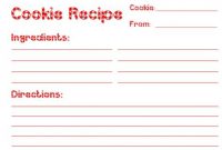 Cookie Exchange Recipe Cards {Free Printable} | Recipe Cards inside Cookie Exchange Recipe Card Template