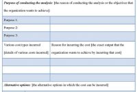 Cost Benefit Analysis Template | Business Case Template pertaining to Business Case Cost Benefit Analysis Template