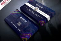 Creative Business Card Template Free Psd – Uxfree in Unique Business Card Templates Free