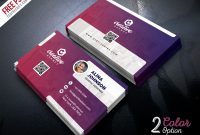 Creative Business Card Template Psd Set | Psdfreebies regarding Unique Business Card Templates Free