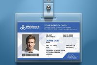 Creative Id Card Psd Template Free Download (In 4 Colors inside Template For Id Card Free Download