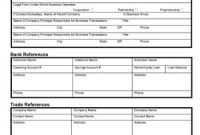Credit Application Forms | Free Template – Small Business in Business Account Application Form Template