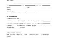 Credit Card Authorization Forms | Hloom throughout Authorization To Charge Credit Card Template