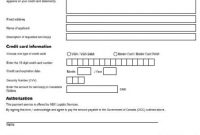 Credit Cards Authorization Form Template: 39 Ready To Use within Order Form With Credit Card Template