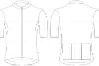 Custom Blank Cycling Jersey Design Template - Cyclingbox regarding Blank Cycling Jersey Template