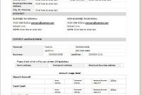 Customer Information Form Template For Word | Word & Excel within Business Information Form Template
