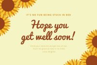 Customize 88+ Get Well Soon Cards Templates Online – Canva with regard to Get Well Card Template