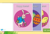 Cute Happy Easter Cards | Printable Templates | Primary in Easter Card Template Ks2