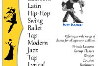 Dance Studio Flyer Template | Flyer Template, Dance Studio throughout Free Dance Studio Business Plan Template