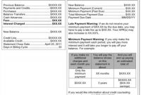 Decoding Your Credit Card Billing Statement | Credit Card pertaining to Credit Card Bill Template