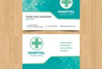 Descarga Gratis Plantilla Tarjeta De Visita De Médico Con pertaining to Medical Business Cards Templates Free
