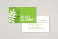 Designer Landscaping Business Card Template – A Bright And within Landscaping Business Card Template