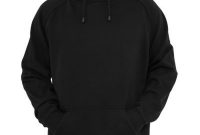 Details About Hooded Plain Black Sweatshirt Men Women in Blank Black Hoodie Template