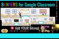Digital And Editable – Google Classroom Virtual Banner with regard to Classroom Banner Template