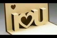 Diy I Love You Pop Up Card 3D Card – For Anniversary |Valentine |Handmade  Craft – Paper Craft (2018) with I Love You Pop Up Card Template