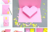 Diy Pop Up Card Template Top Result Out Heart Elegant throughout Diy Pop Up Cards Templates