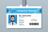 Doctor Id Card Template. Medical Identity Badge – Kaufen Sie intended for Doctor Id Card Template