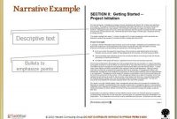 Documenting Processes–The Narrative Approach « Bpm Blog in Business Process Narrative Template