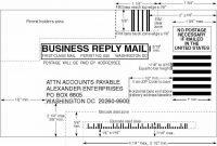 Domestic Mail Manual S922 Business Reply Mail (Brm) with regard to Business Reply Mail Template