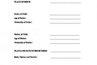 Dominican Republic Birth Certificate Template [Jlk9Y1Qwm745] regarding Birth Certificate Translation Template