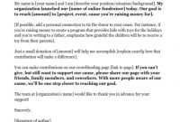 Donation Request Letters: Asking For Donations Made Easy! throughout Business Donation Letter Template