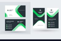 Double-Sided Creative Business Card Template within Double Sided Business Card Template Illustrator