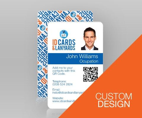 Double Sided Portrait Id Card Custom Design | Diseños De with Portrait Id Card Template