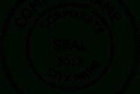 Download Company Seal – Digital Company Round Stamps Seals pertaining to Blank Seal Template